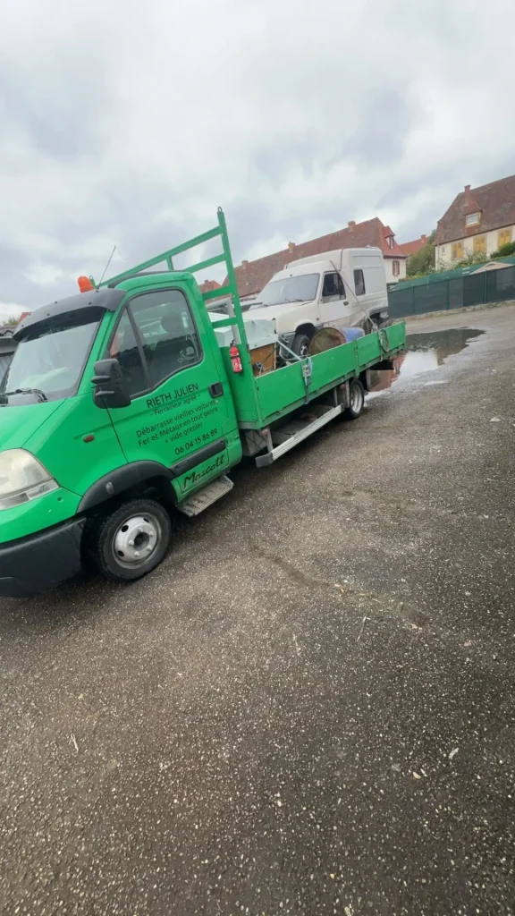 Camion ferrailleur Alsace